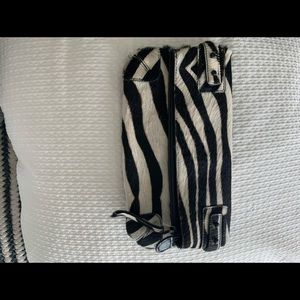 Club Monaco Zebra print clutch